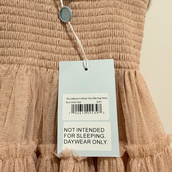 HILL HOUSE MOMMY & ME 2023 COLLECTOR EDITION ELLIE NAP DRESS BLUSH GLITTER TULLE - Picture 9 of 10